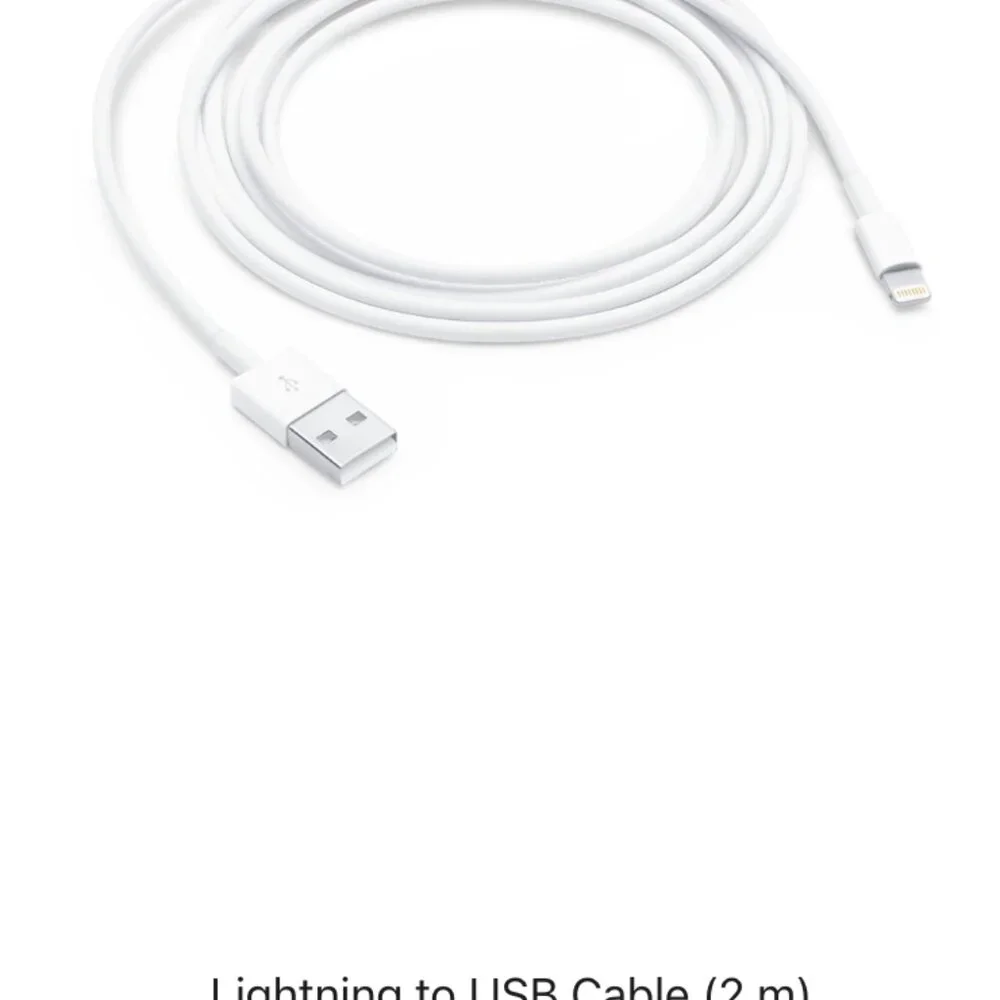 Apple Lightening to USB cable